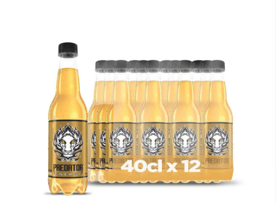 PREDATOR GOLD ENERGY DRINK 40CL X 12 PREDATOR GOLD ENERGY DRINK 40CL X 12