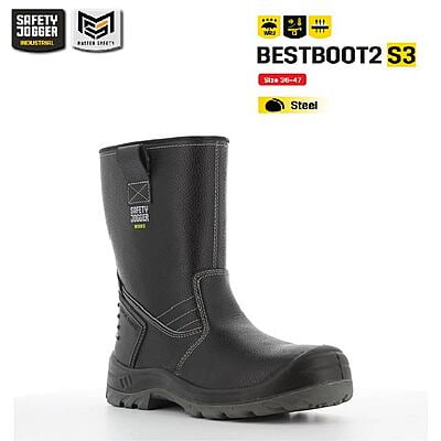 รองเท้าบูทเซฟตี้ Safety Jogger รุ่น BESTBOOT2 รองเท้าบูทนิรภัย รองเท้าบูทหัวเหล็ก รองเท้าบูทกันน้ำ