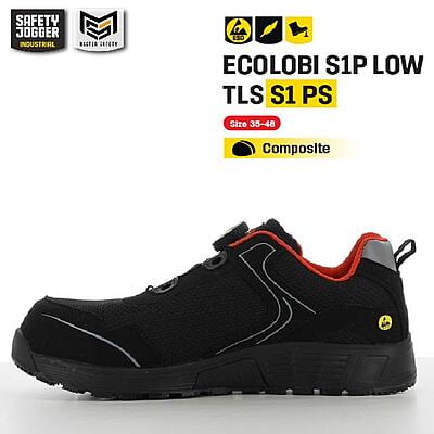 รองเท้าเซฟตี้ Safety Jogger  รุ่น ECOLOBI รองเท้านิรภัย รองเท้าหัวเหล็ก รองเท้ากันลื่น