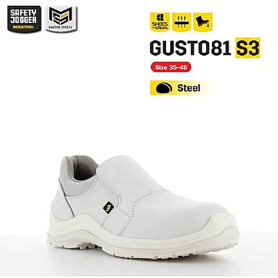 รองเท้าเซฟตี้ Safety Jogger  รุ่น GUSTO81 รองเท้านิรภัย รองเท้าหัวเหล็ก รองเท้าเชฟ รองเท้ากันลื่น