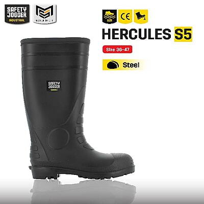 รองเท้าบูทเซฟตี้ Safety Jogger  รุ่น HERCULES รองเท้าบูทนิรภัย รองเท้าบูทยาง รองเท้าบูทหัวเหล็ก