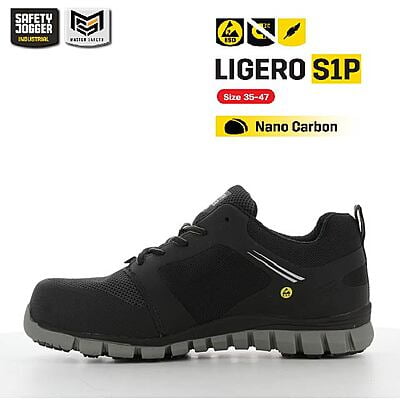 รองเท้าเซฟตี้ Safety Jogger  รุ่น LIGERO รองเท้านิรภัย รองเท้าหัวเหล็ก รองเท้ากันลื่น รองเท้าผ้าใบ