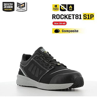 รองเท้าเซฟตี้ Safety Jogger รุ่น  ROCKET81 รองเท้านิรภัย รองเท้าหัวเหล็ก รองเท้าผ้าใบเซฟตี้
