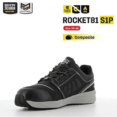 รองเท้าเซฟตี้ Safety Jogger รุ่น  ROCKET81 รองเท้านิรภัย รองเท้าหัวเหล็ก รองเท้าผ้าใบเซฟตี้