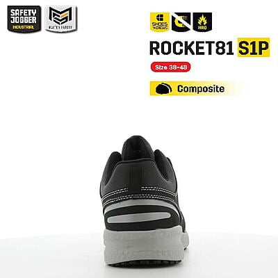รองเท้าเซฟตี้ Safety Jogger รุ่น  ROCKET81 รองเท้านิรภัย รองเท้าหัวเหล็ก รองเท้าผ้าใบเซฟตี้