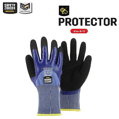 ถุงมือกันบาด Safety Jogger รุ่น PROTECTOR ถุงมือช่าง ถุงมือเซฟตี้ ถุงมือทำงาน ถุงมือเคลือบพียู