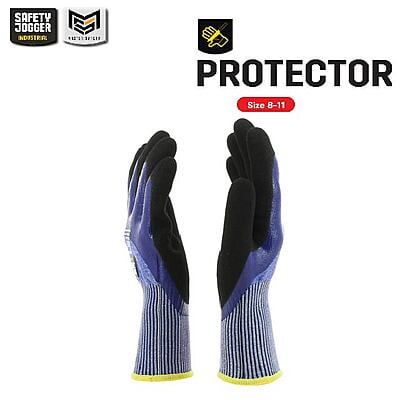 ถุงมือกันบาด Safety Jogger รุ่น PROTECTOR ถุงมือช่าง ถุงมือเซฟตี้ ถุงมือทำงาน ถุงมือเคลือบพียู