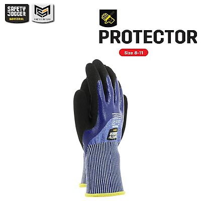 ถุงมือกันบาด Safety Jogger รุ่น PROTECTOR ถุงมือช่าง ถุงมือเซฟตี้ ถุงมือทำงาน ถุงมือเคลือบพียู