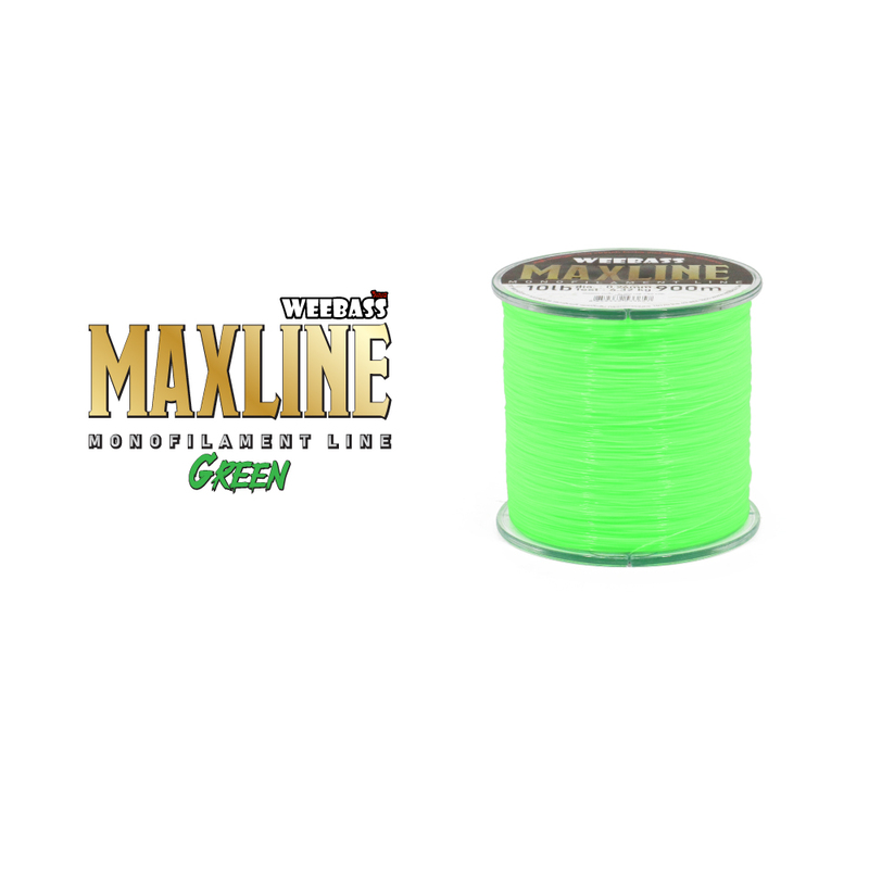WEEBASS สายเอ็น - รุ่น MAXLINE GREEN 1/8LB (1SPL)