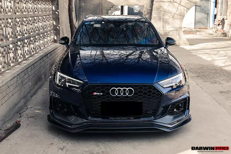 2017–2019 Audi RS4 B9 BKSS Style Front Lip | Carbon Fiber Aero Upgrade