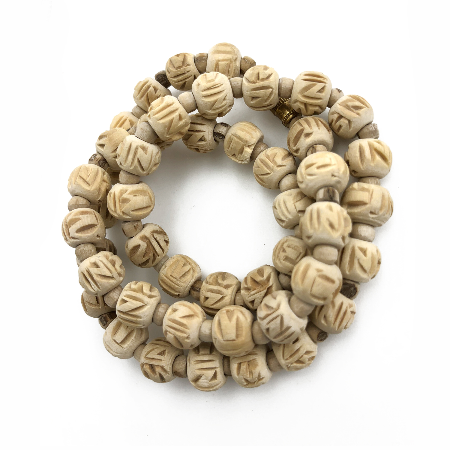 Original Tulsi Mala with Radha Name over Beads Round Shape Original Tulsi Mala with Radha Name over Beads Round Shape