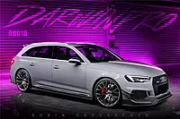 2017–2019 Audi RS4 B9 BKSS Style Carbon Fiber Front Canards | Aerodynamic Upgrade