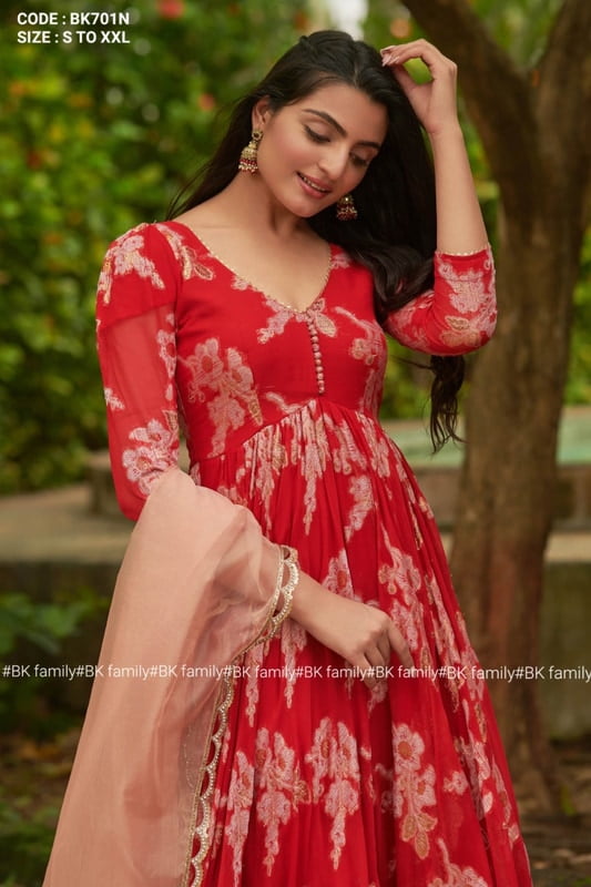 B312: Beautiful Anarkali Dress