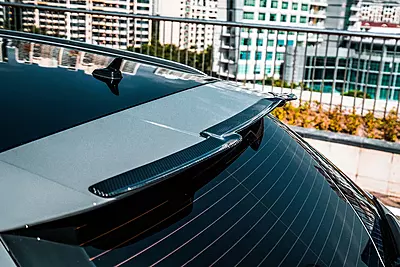 2013–2018 Audi RS6 Avant MN Style Carbon Fiber Roof Spoiler | Aerodynamic Rear Accent 2013–2018 Audi RS6 Avant MN Style Carbon Fiber Roof Spoiler | Aerodynamic Rear Accent