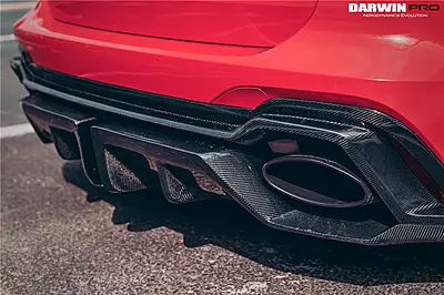 Audi RS6 C8 / RS7 Quattro IMP Performance Carbon Fiber Rear Diffuser | LED & Reflector Panels Audi RS6 C8 / RS7 Quattro IMP Performance Carbon Fiber Rear Diffuser | LED & Reflector Panels