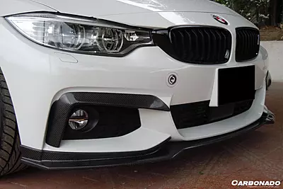 BMW 4 Series F32/F33 M Sport ECC Style Carbon Fiber Front Lip (2014–2017)