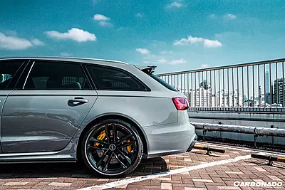 2013–2018 Audi RS6 Avant MN Style Carbon Fiber Roof Spoiler | Aerodynamic Rear Accent 2013–2018 Audi RS6 Avant MN Style Carbon Fiber Roof Spoiler | Aerodynamic Rear Accent