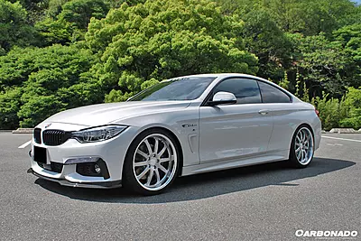 BMW 4 Series F32/F33 M Sport ECC Style Carbon Fiber Front Lip (2014–2017)