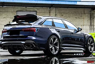 Audi RS6 Avant C8 IMP Performance Carbon Fiber Middle Spoiler | Aerodynamic & Motorsport Styling Audi RS6 Avant C8 IMP Performance Carbon Fiber Middle Spoiler | Aerodynamic & Motorsport Styling