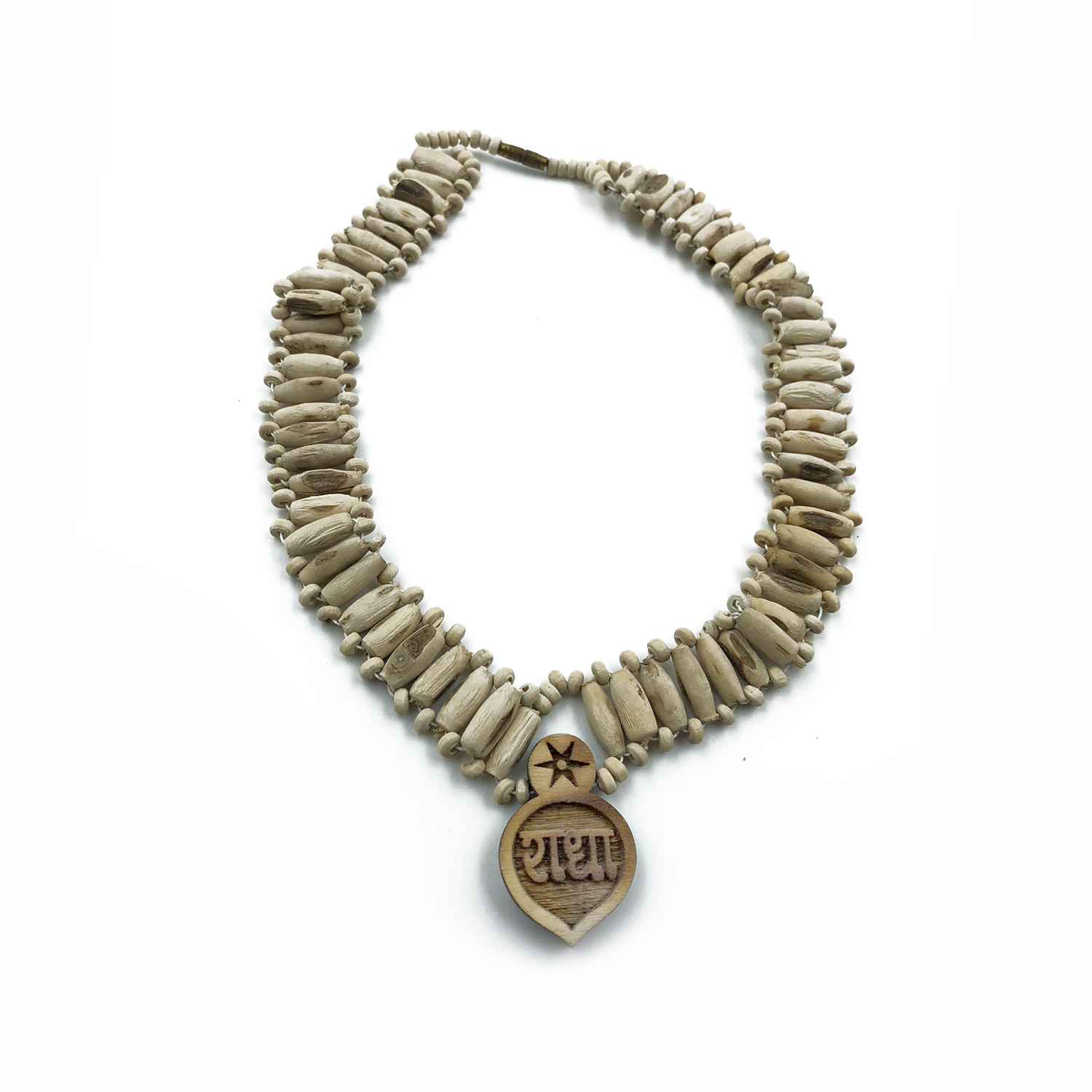 Tulsi Radha Mala Three Beads Style with Radha Pandent Tulsi Radha Mala Three Beads Style with Radha Pandent