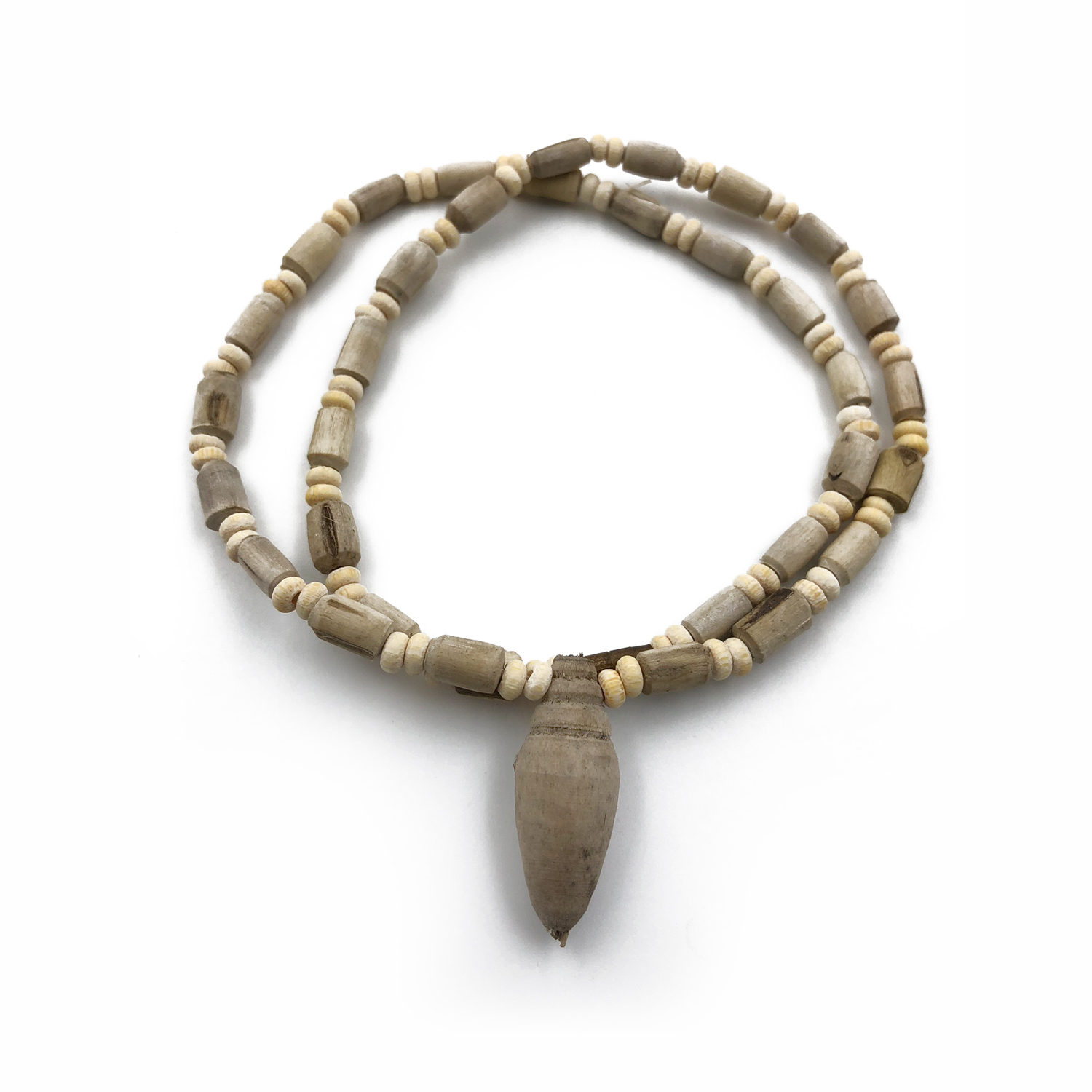 Original Tulsi Mala with Shankh Handicraft Pendant (Long-Medium Size Beads) Original Tulsi Mala with Shankh Handicraft Pendant (Long-Medium Size Beads)