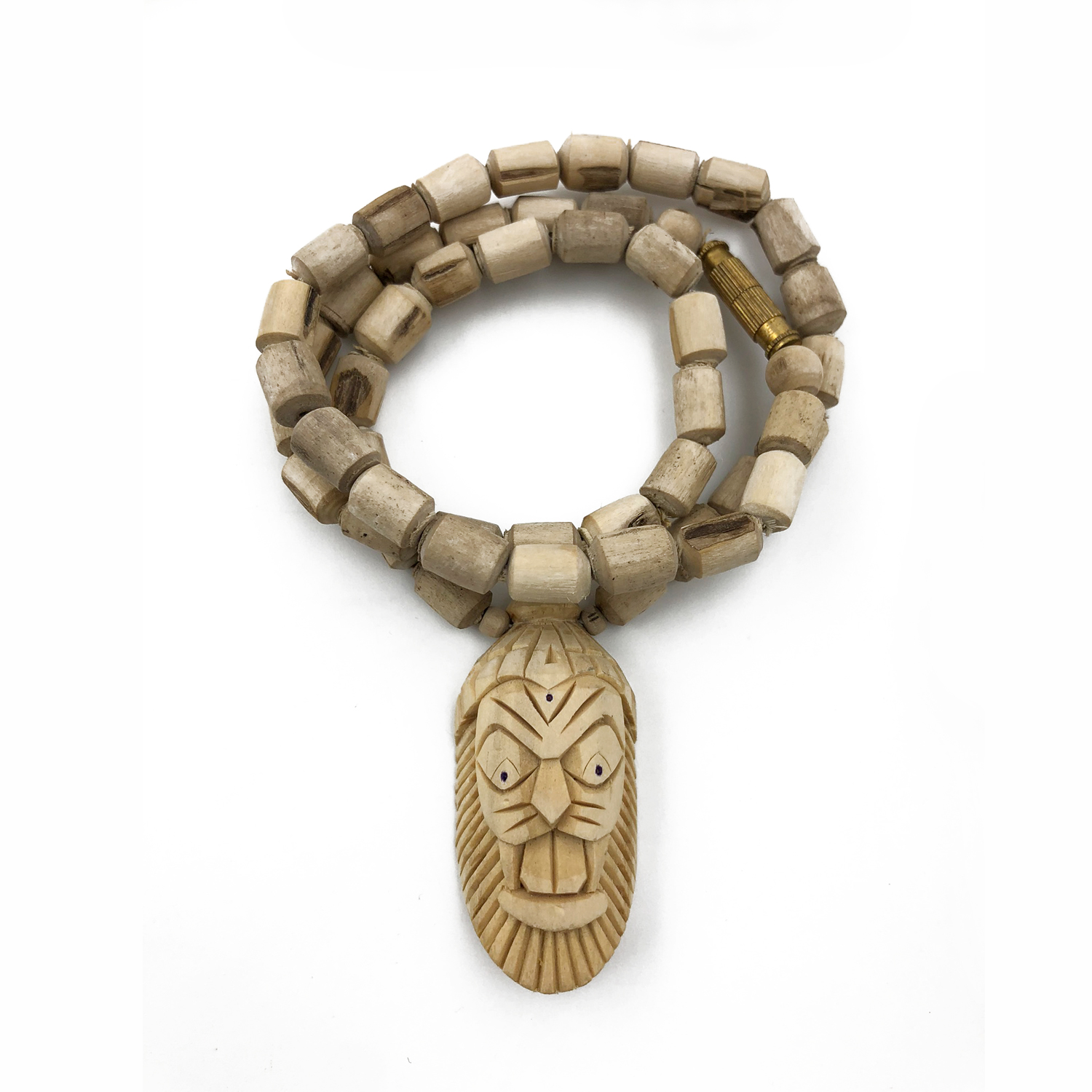 Original Tulsi Mala with Narsingh Face Handicrafted Pendant Original Tulsi Mala with Narsingh Face Handicrafted Pendant