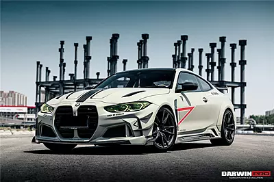 2021–2025 BMW M4 G82 / G83 BKSSII Style Front Bumper, Fender & Side Skirts Kit