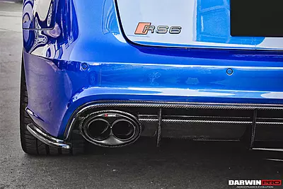 2013–2018 Audi RS6 Avant Carbon Fiber Rear Lip | CFRP Diffuser Accent 2013–2018 Audi RS6 Avant Carbon Fiber Rear Lip | CFRP Diffuser Accent