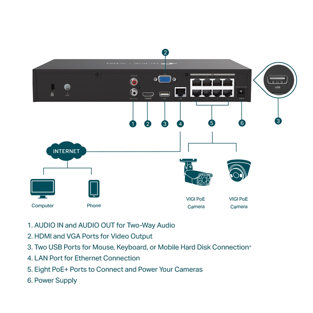 VIGI-NVR1008H-8MP VIGI-NVR1008H-8MP