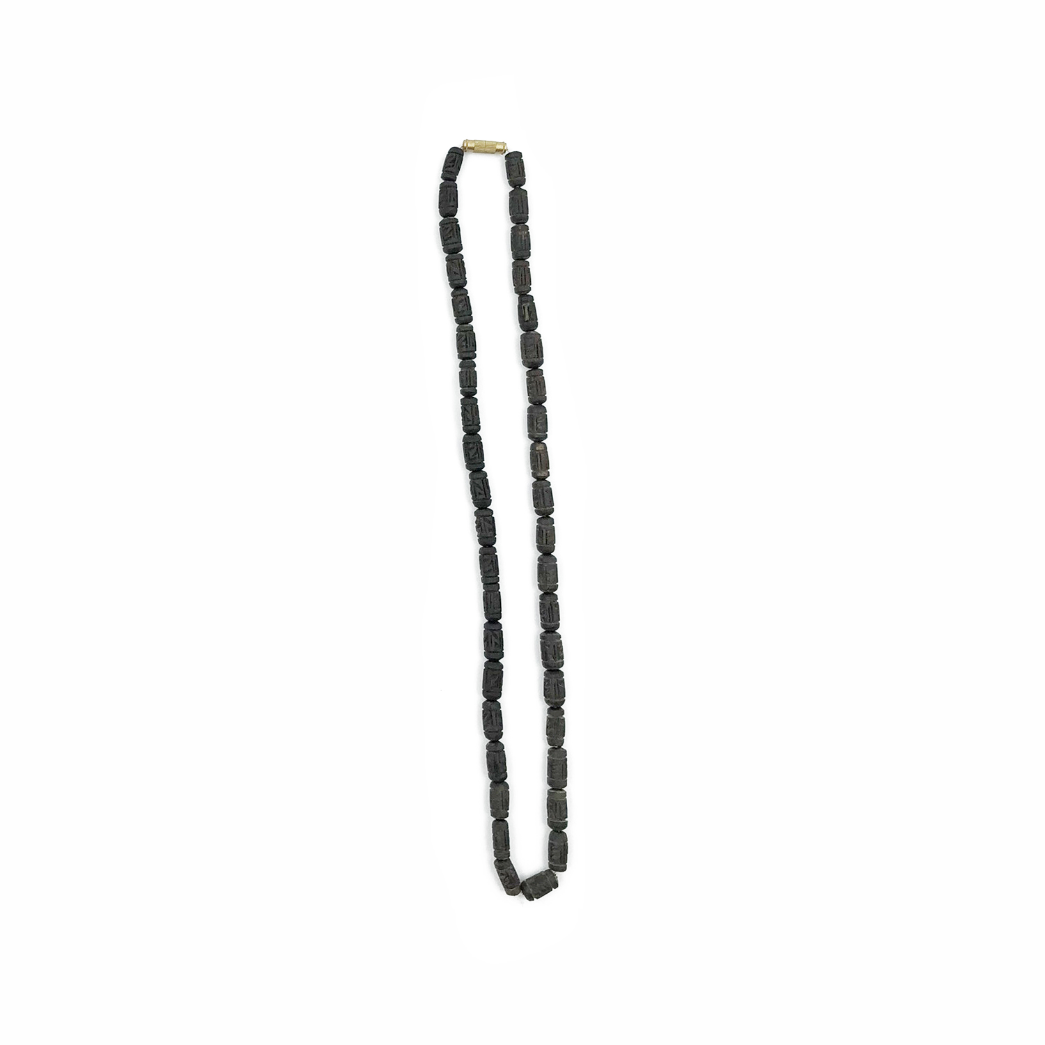 Tulsi Black Long Beads with Engraved Radha Name Handicraft Mala Tulsi Black Long Beads with Engraved Radha Name Handicraft Mala