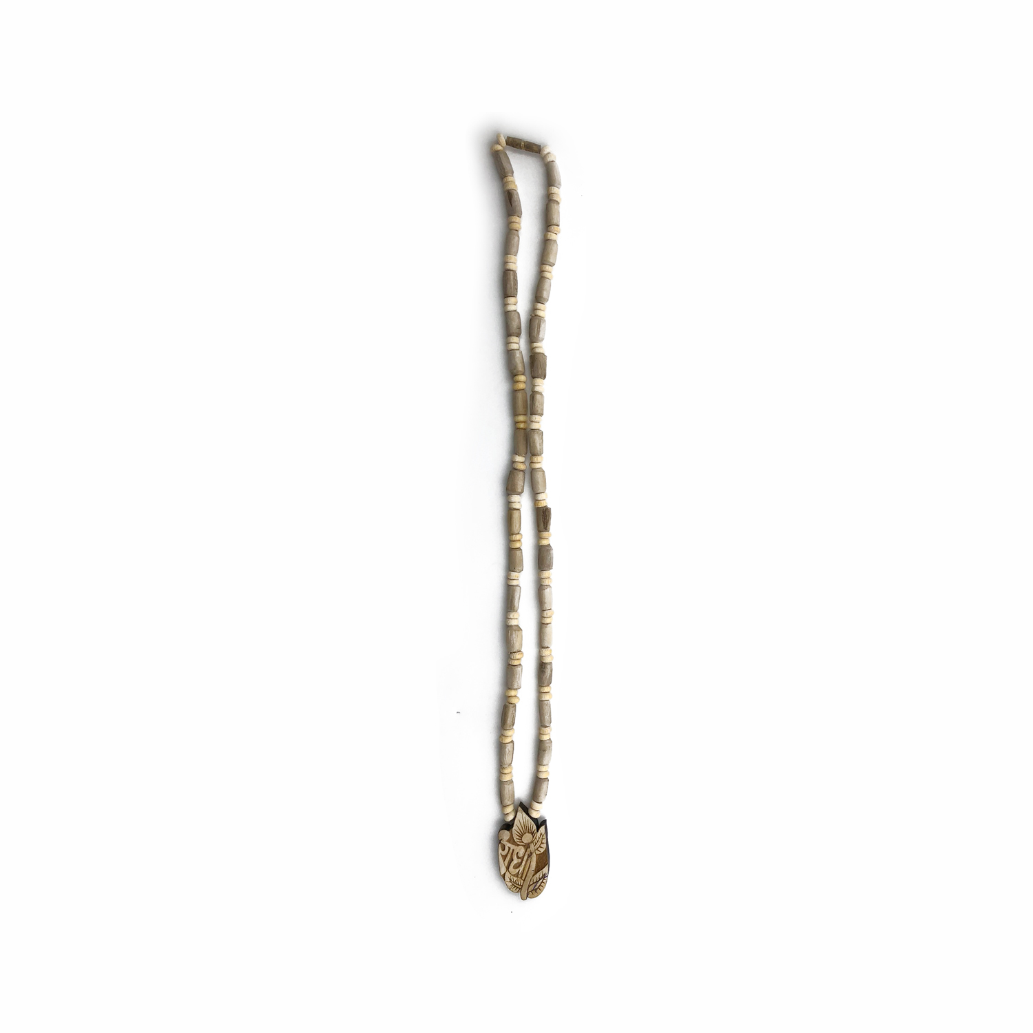 Original Tulsi Mala with Radha-Tulsi Shaped Handicrafted Pendant Original Tulsi Mala with Radha-Tulsi Shaped Handicrafted Pendant