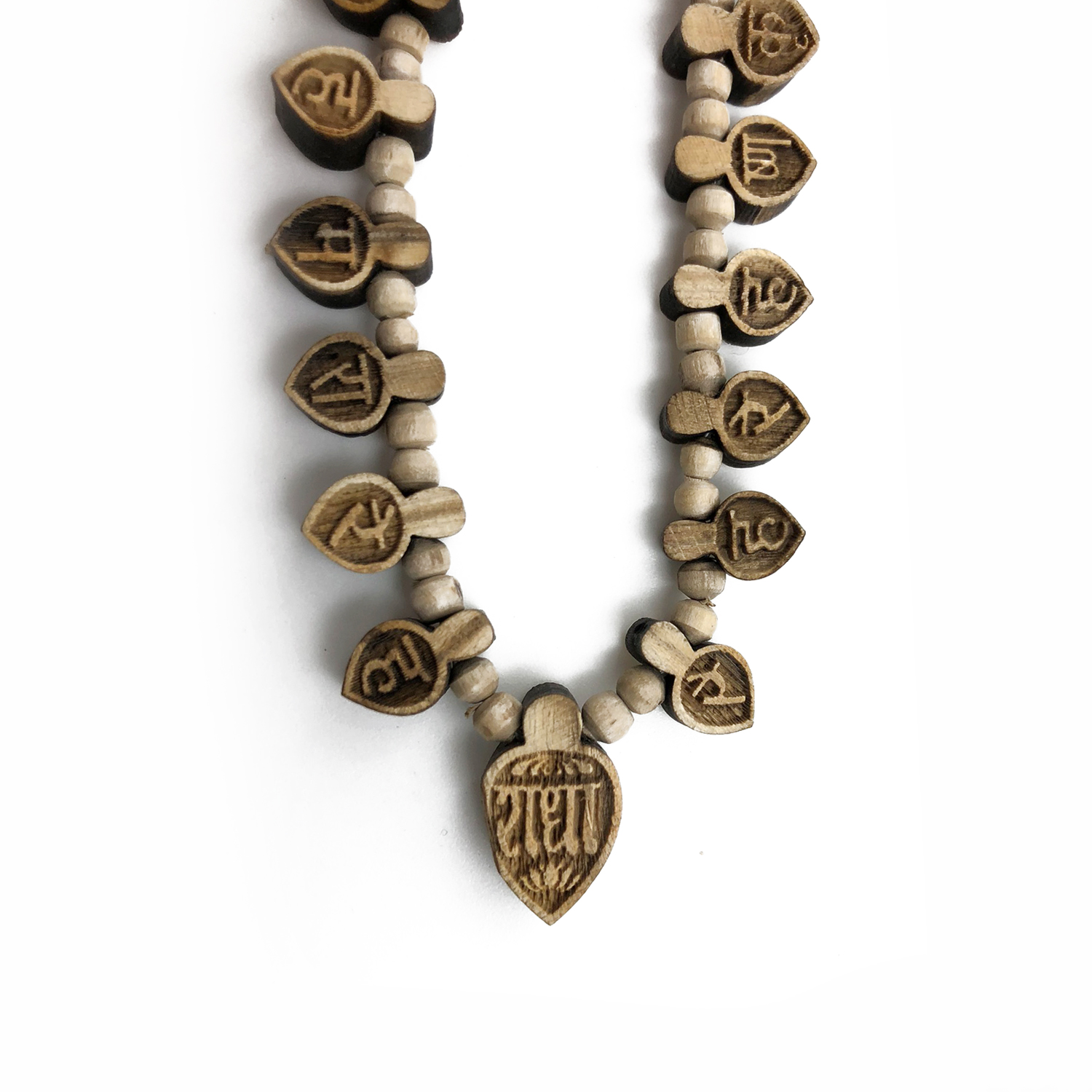 Original Tulsi Mala with Hare Ram Mahamantra Handicrafted Radha Pendant Original Tulsi Mala with Hare Ram Mahamantra Handicrafted Radha Pendant
