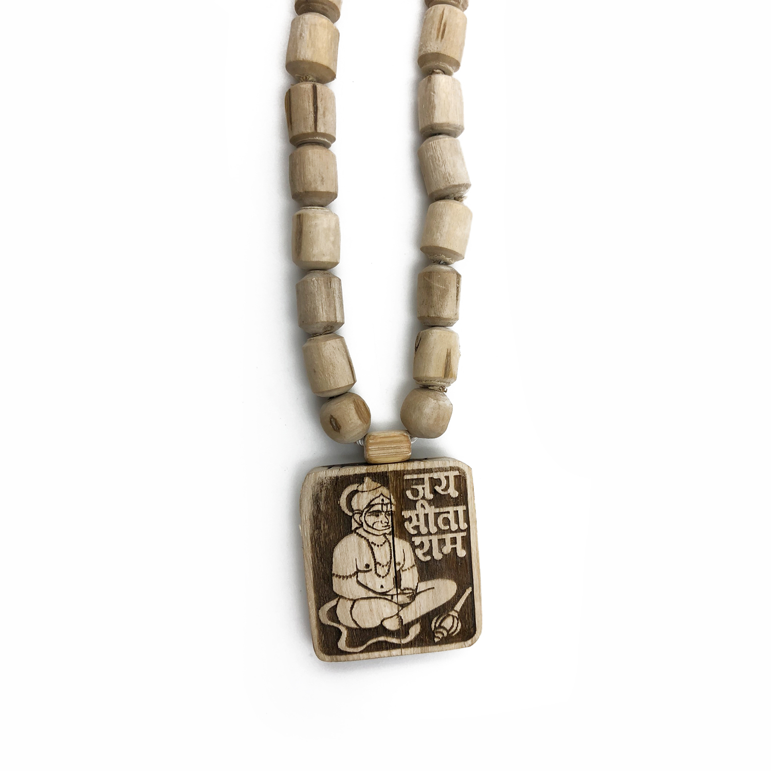 Original Tulsi Mala with Hanuman Ji Pendant (Medium Size Beads) Original Tulsi Mala with Hanuman Ji Pendant (Medium Size Beads)