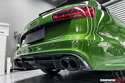 2013–2018 Audi RS6 Avant Carbon Fiber Rear Lip | CFRP Diffuser Accent 2013–2018 Audi RS6 Avant Carbon Fiber Rear Lip | CFRP Diffuser Accent