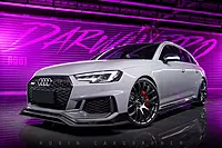 2017–2019 Audi RS4 B9 BKSS Style Front Lip | Carbon Fiber Aero Upgrade