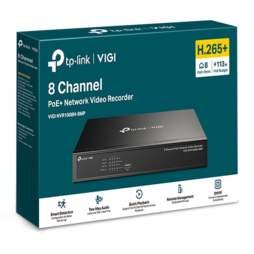 VIGI-NVR1008H-8MP VIGI-NVR1008H-8MP