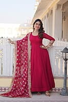 B073: Sequins Embroidered Long Frocks