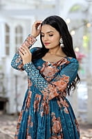 B137: Beautiful Georgette Long Frocks