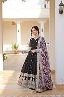 P408: Beautiful Georgette Frock With Duppata