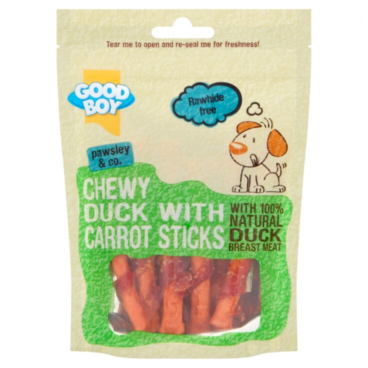 Duck Carrot Stick Dog Treats 90G Duck Carrot Stick Dog Treats 90G