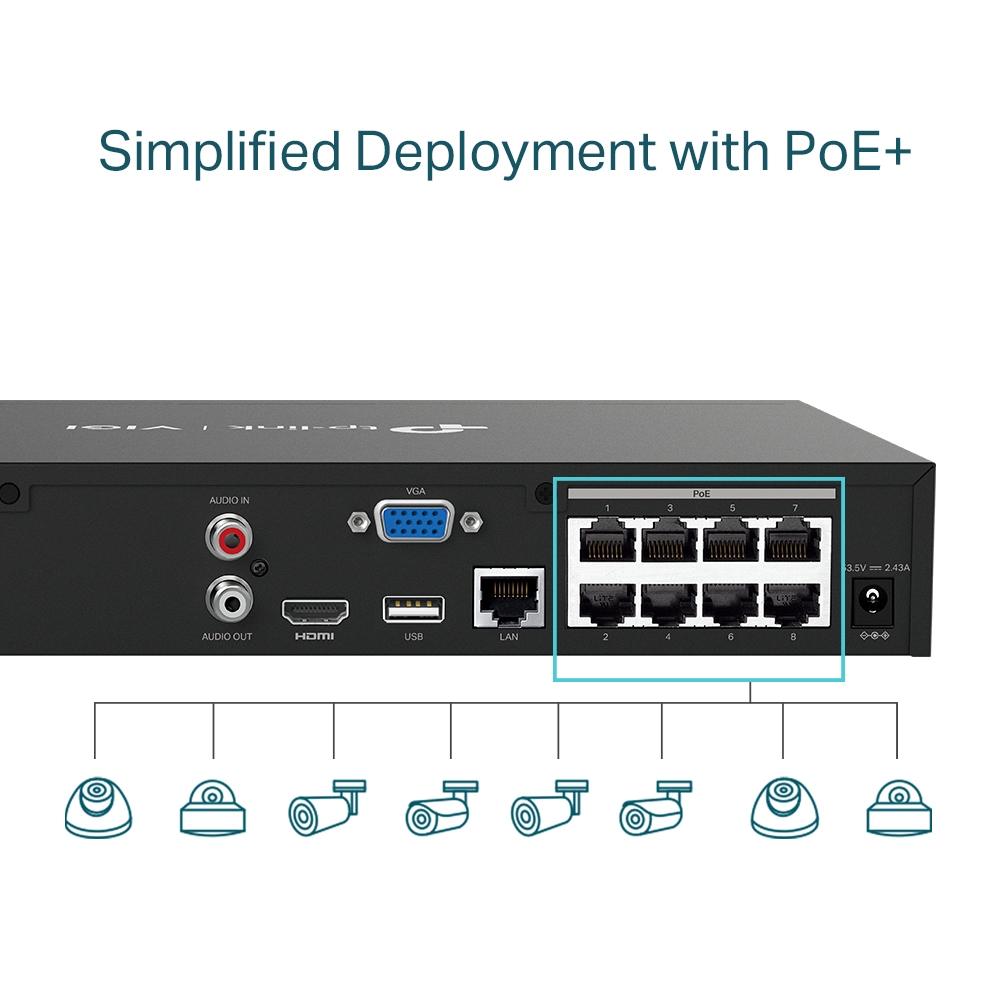 VIGI-NVR1008H-8MP VIGI-NVR1008H-8MP