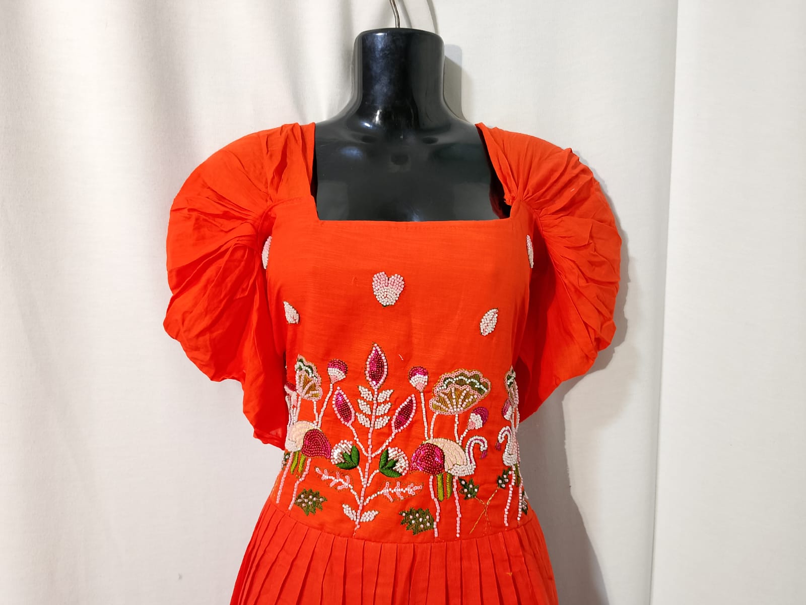 K100: Beautiful Designer Mul Cotton Frock