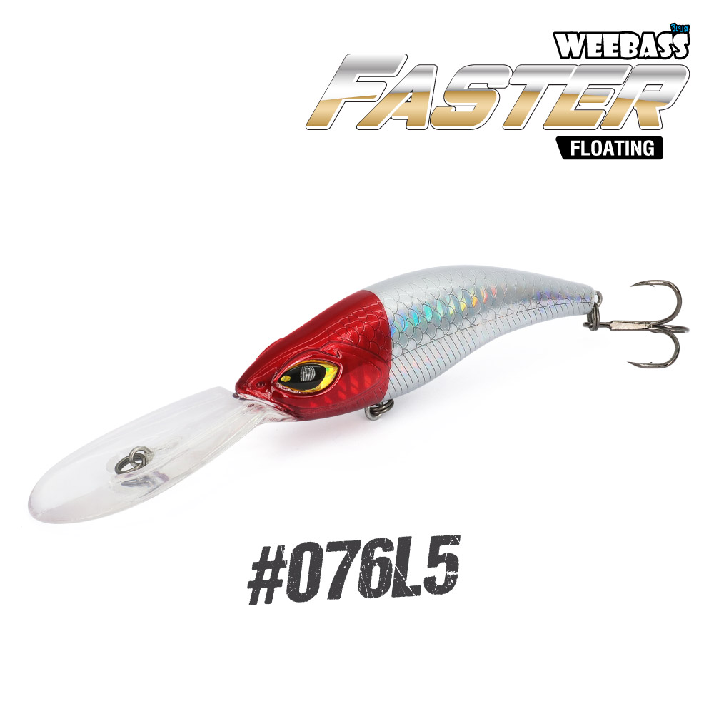WEEBASS LURE (เหยื่อปลั๊ก) - รุ่น FASTER FLOATING 107mm/10.5g (076L5)