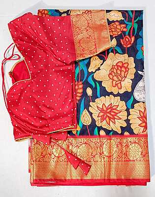 c044: Ready To Ship Kalmakari Saree