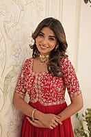 B833: Beautiful Georgette Long Frocks