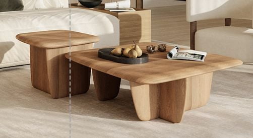 Grace Boho Solid Wood Coffee Table Grace Boho Solid Wood Coffee Table