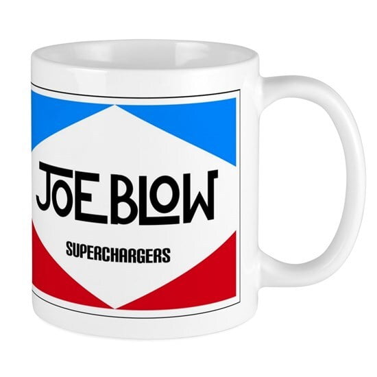 Joe Blow Logo Mug Front Joe Blow Logo Mug Front