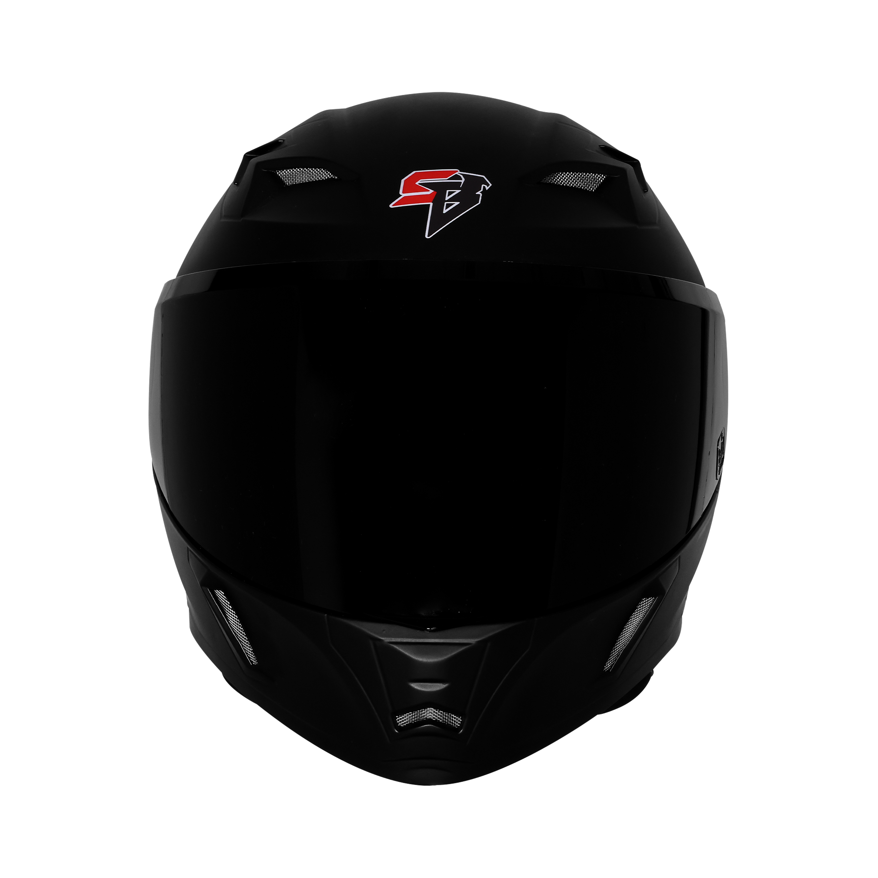 STEELBIRD SBA-11 TORNADO ISS GLOSSY SIGNATURE BLACK C/V 600 MM WITH EXTRA SMOKE VISOR-DOT CERTIFIED
