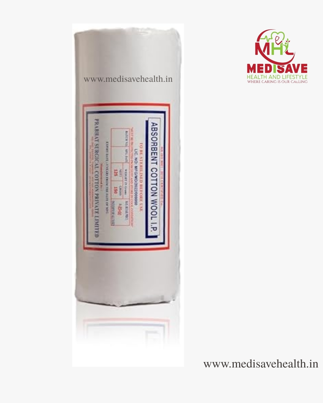 Absorbent Cotton IP 500 Gm