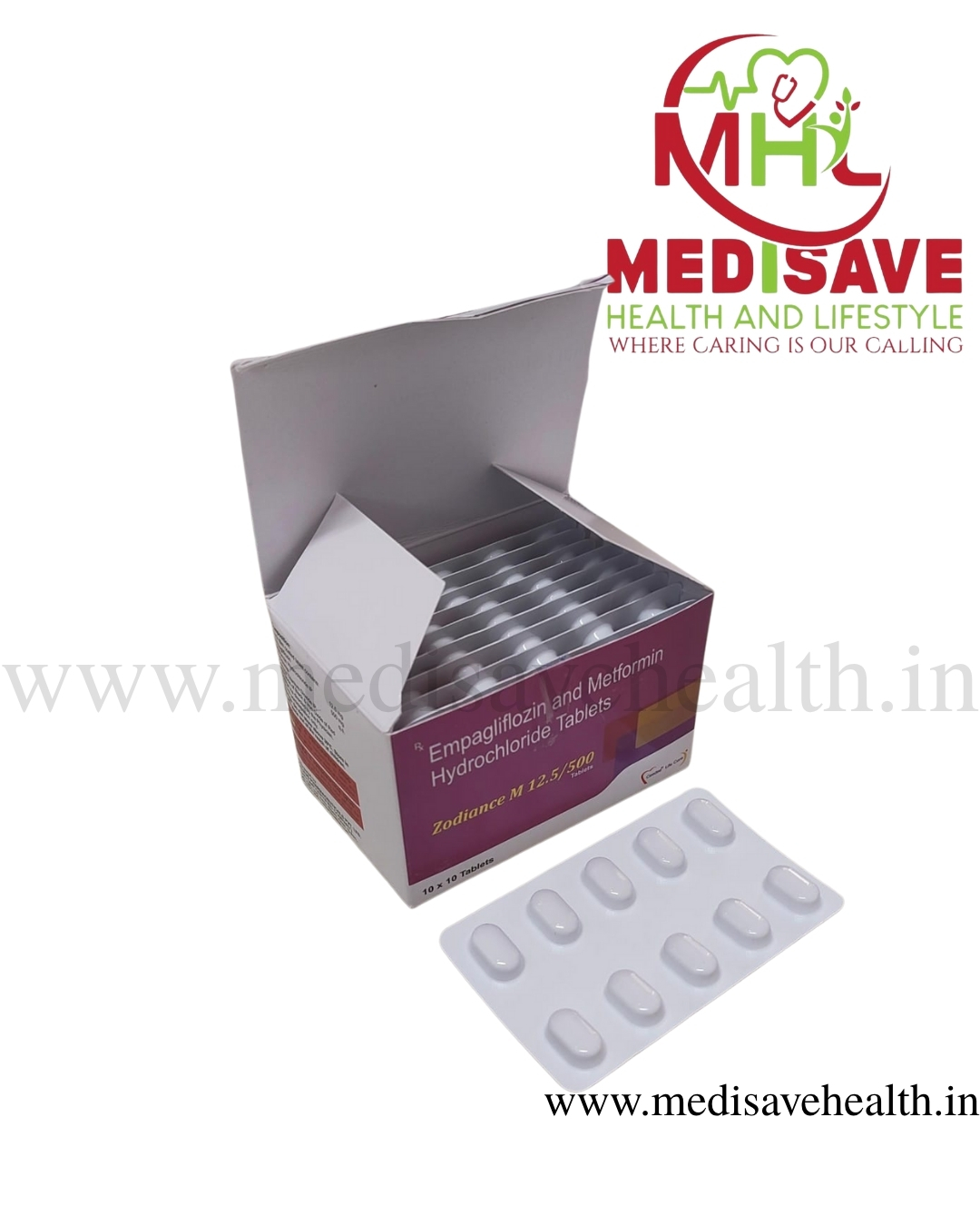 Zodiance M 12.5/500 Tablet (1*10) Zodiance M 12.5/500 Tablet (1*10)